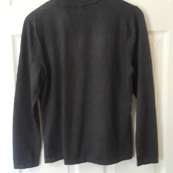 Investments Sz XL Gray mock turtleneck sweater - Picture 2 of 8